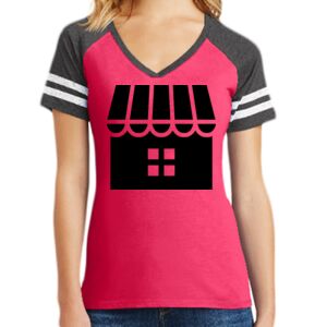 Women's Game V-Neck Tee Thumbnail