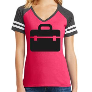 Women's Game V-Neck Tee Thumbnail