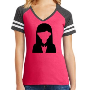 Women's Game V-Neck Tee Thumbnail