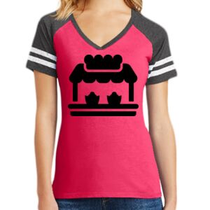 Women's Game V-Neck Tee Thumbnail