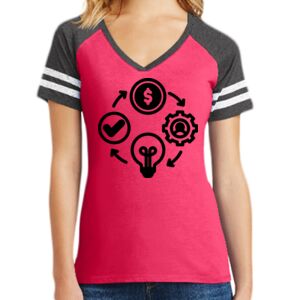 Women's Game V-Neck Tee Thumbnail