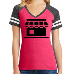Women's Game V-Neck Tee Thumbnail