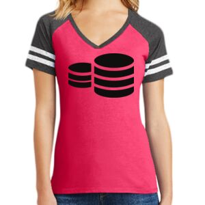 Women's Game V-Neck Tee Thumbnail