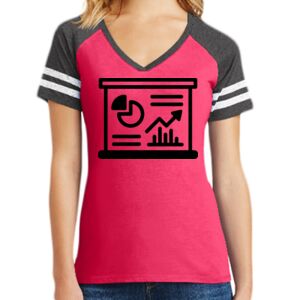 Women's Game V-Neck Tee Thumbnail