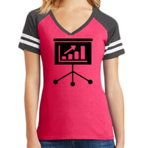 Women's Game V-Neck Tee Thumbnail