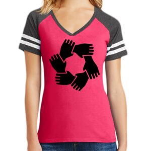 Women's Game V-Neck Tee Thumbnail