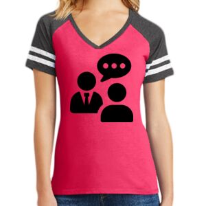 Women's Game V-Neck Tee Thumbnail