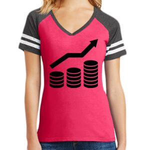 Women's Game V-Neck Tee Thumbnail