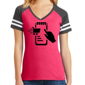 Women's Game V-Neck Tee Thumbnail