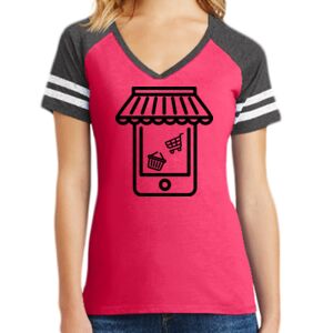 Women's Game V-Neck Tee Thumbnail