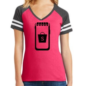 Women's Game V-Neck Tee Thumbnail