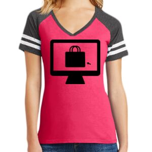 Women's Game V-Neck Tee Thumbnail