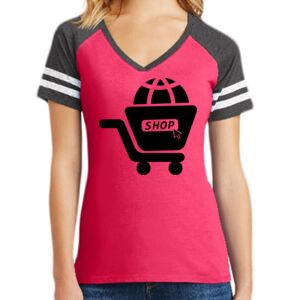 Women's Game V-Neck Tee Thumbnail