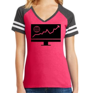 Women's Game V-Neck Tee Thumbnail