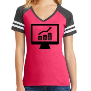Women's Game V-Neck Tee Thumbnail