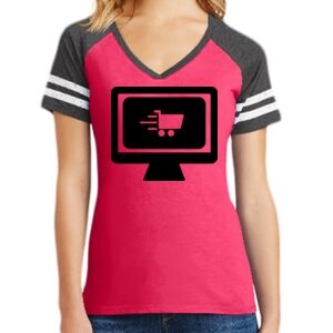 Women's Game V-Neck Tee Thumbnail