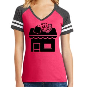 Women's Game V-Neck Tee Thumbnail