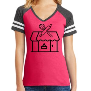 Women's Game V-Neck Tee Thumbnail