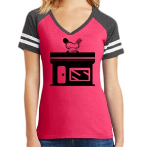 Women's Game V-Neck Tee Thumbnail
