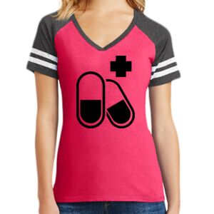Women's Game V-Neck Tee Thumbnail