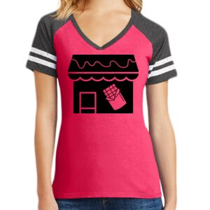 Women's Game V-Neck Tee Thumbnail
