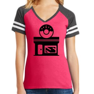 Women's Game V-Neck Tee Thumbnail