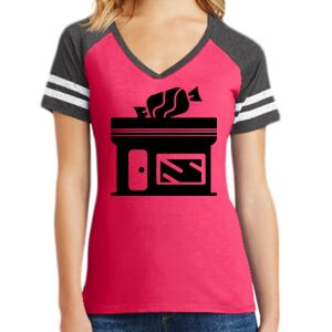 Women's Game V-Neck Tee Thumbnail