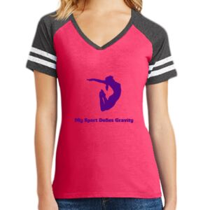 Women's Game V-Neck Tee Thumbnail