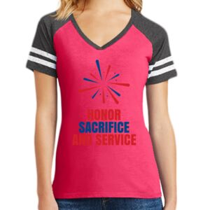Women's Game V-Neck Tee Thumbnail