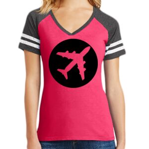 Women's Game V-Neck Tee Thumbnail