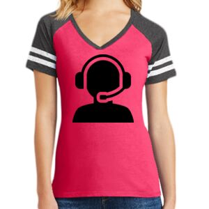 Women's Game V-Neck Tee Thumbnail