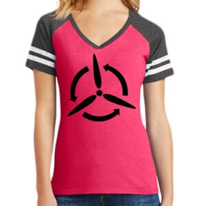 Women's Game V-Neck Tee Thumbnail