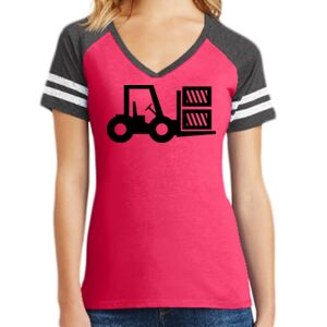 Women's Game V-Neck Tee Thumbnail
