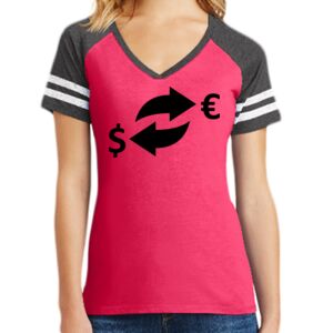 Women's Game V-Neck Tee Thumbnail