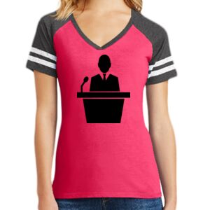 Women's Game V-Neck Tee Thumbnail