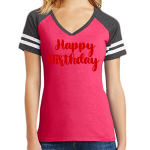 Women's Game V-Neck Tee Thumbnail
