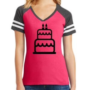Women's Game V-Neck Tee Thumbnail