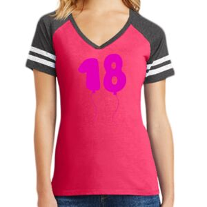Women's Game V-Neck Tee Thumbnail