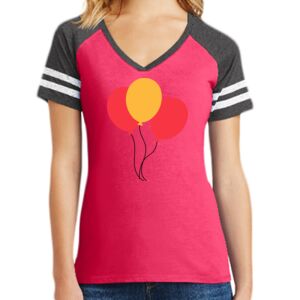 Women's Game V-Neck Tee Thumbnail