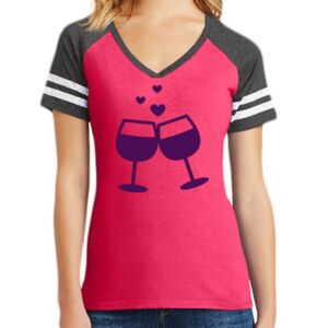 Women's Game V-Neck Tee Thumbnail