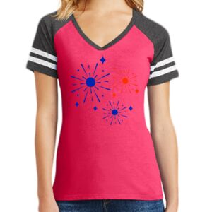 Women's Game V-Neck Tee Thumbnail