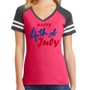 Women's Game V-Neck Tee Thumbnail