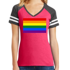 Women's Game V-Neck Tee Thumbnail
