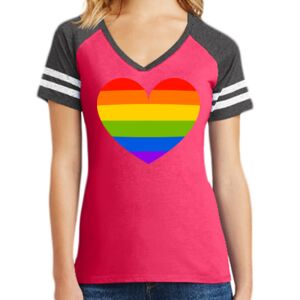 Women's Game V-Neck Tee Thumbnail