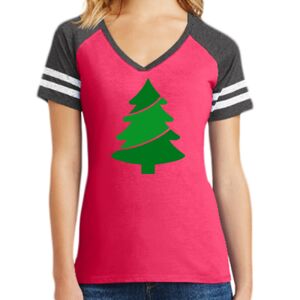 Women's Game V-Neck Tee Thumbnail