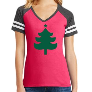 Women's Game V-Neck Tee Thumbnail