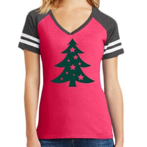 Women's Game V-Neck Tee Thumbnail