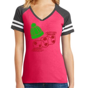 Women's Game V-Neck Tee Thumbnail