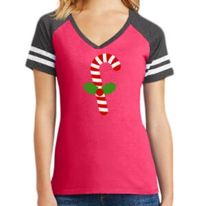Women's Game V-Neck Tee Thumbnail