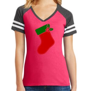 Women's Game V-Neck Tee Thumbnail